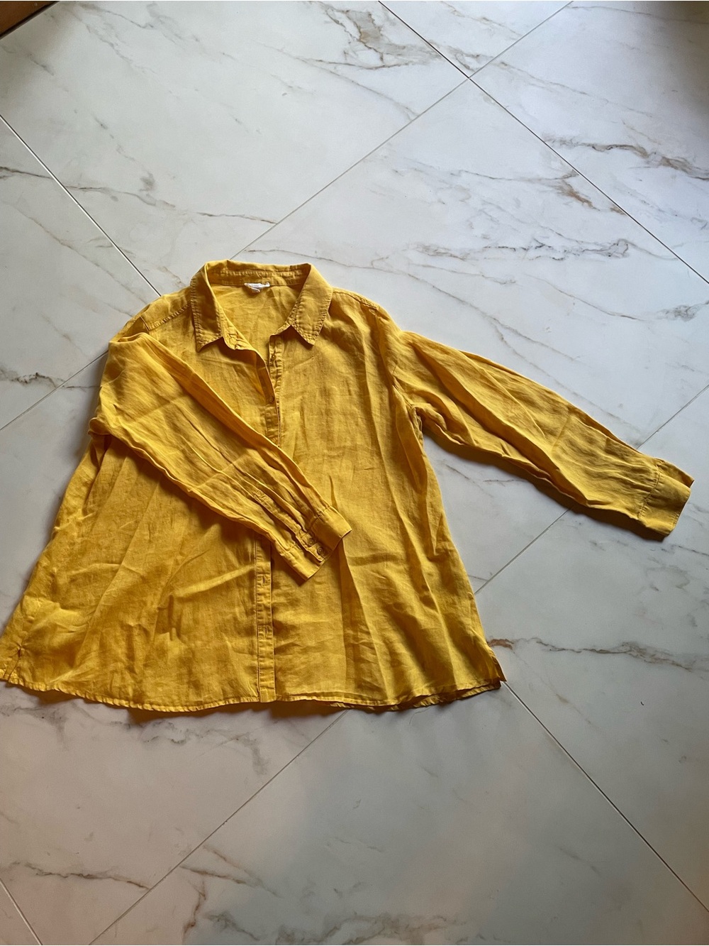 Eileen Fisher linen blouse